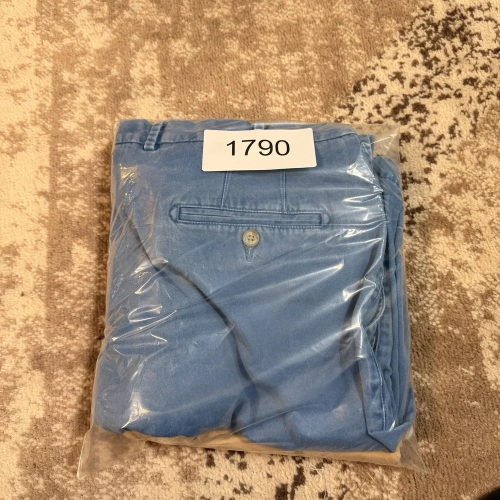 Peter Millar Pima Cotton Shorts‎ Chino Mens 40 Blue/Beige Golf  Set Of 2